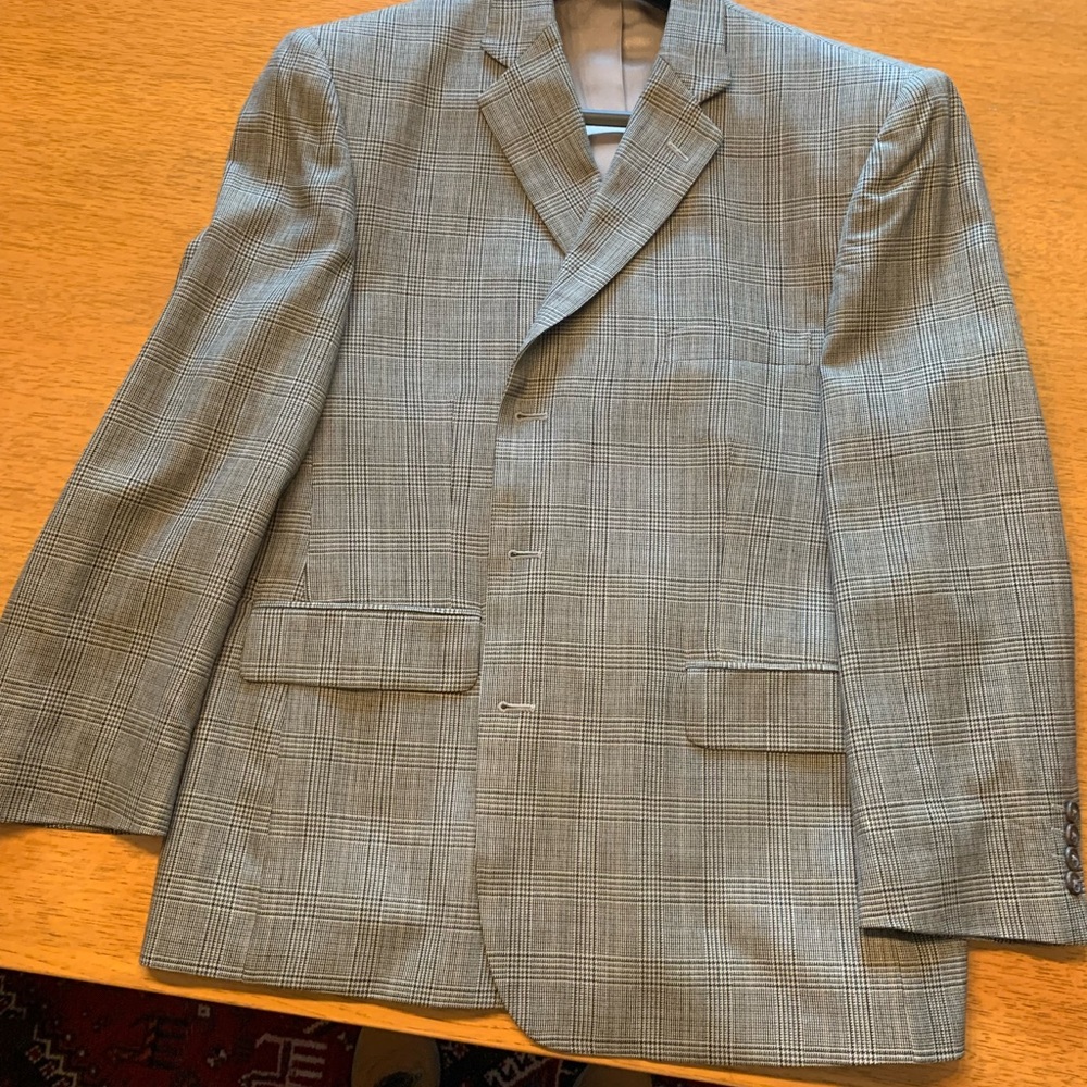 Stafford Classic Checkered Blazer